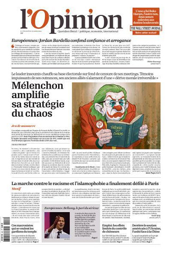 L’Opinion - 22 Avril 2024