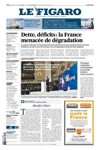 Le Figaro du Vendredi 26 Avril 2024