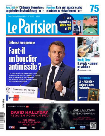 Le Parisien - 26 Avril 2024