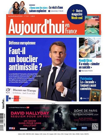 Aujourd’hui en France - 26 Avril 2024