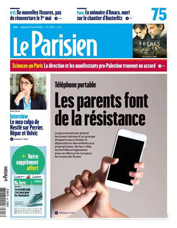 Le Parisien - 27 Avril 2024