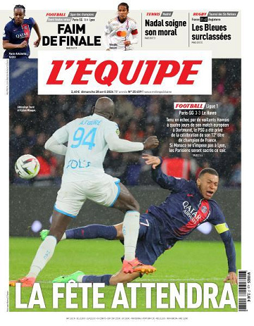 L’equipe du Dimanche 28 Avril 2024