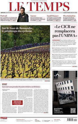 Le Temps - 29 Avril 2024