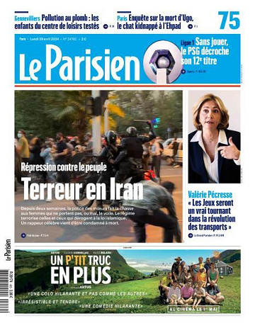 Le Parisien - 29 Avril 2024