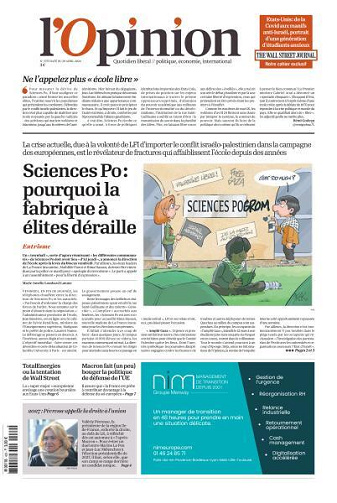 L’Opinion - 29 Avril 2024