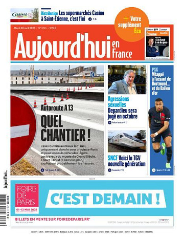 Aujourd’hui en France - 30 Avril 2024