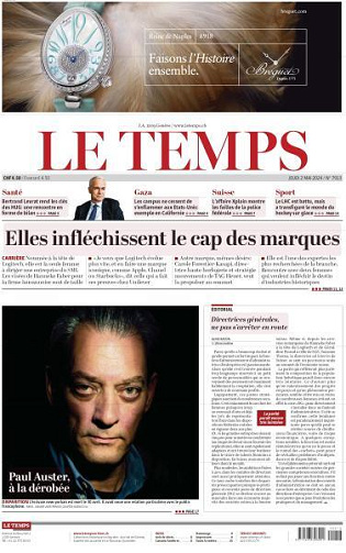 Le Temps - 2 Mai 2024