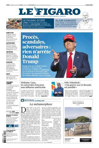 Le Figaro du Vendredi 3 Mai 2024