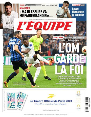 L’equipe du Vendredi 3 Mai 2024