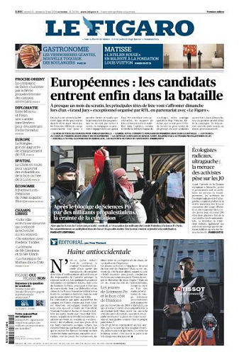 Le Figaro du amedi 4 et Dimanche 5 Mai 2024