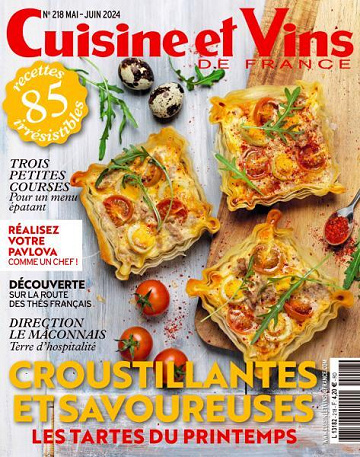 Cuisine et Vins de France - Mai-Juin 2024