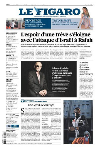 Le Figaro du Mercredi 8 Mai 2024