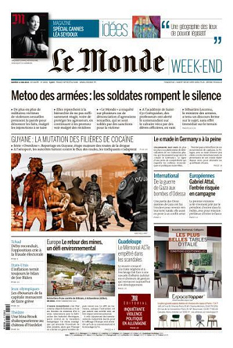 Le Monde du Samedi 11 Mai 2024