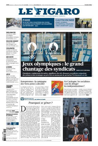 Le Figaro du Samedi 11 et Dimanche 12 Mai 2024