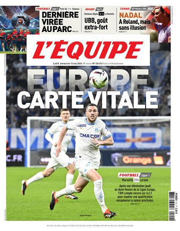 L’equipe du Dimanche 12 Mai 2024