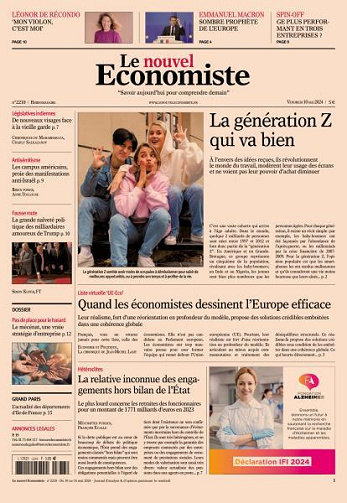 Le nouvel Economiste - 10 Mai 2024