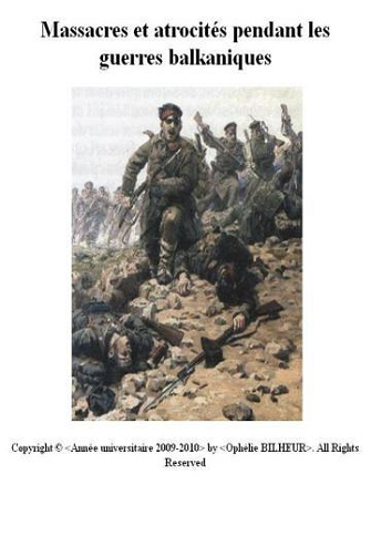 Les massacres et atrocités - Ophelie Bilheur (2014)