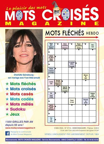 Mots Croisés Magazine - 9 Mai 2024