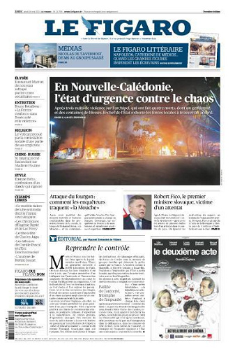 Le Figaro du Jeudi 16 Mai 2024