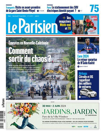 Le Parisien - 17 Mai 2024