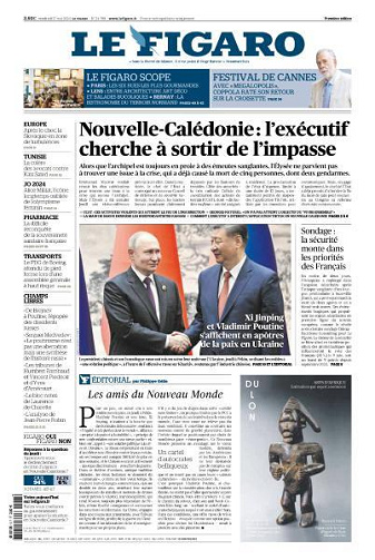 Le Figaro du Vendredi 17 Mai 2024