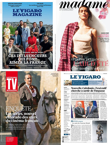 Pack Le Figaro et ses 3 suppléments - Vendredi 17 Mai 2024