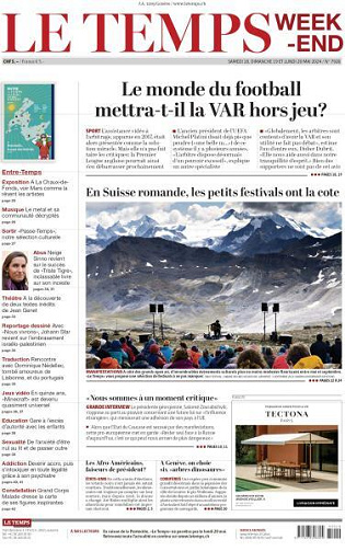 Le Temps - 18-20 Mai 2024