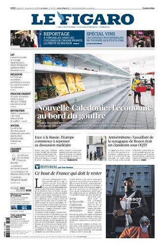 Le Figaro du Samedi 18 et Dimanche 19 Mai 2024