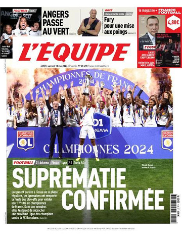 L’equipe du Samedi 18 Mai 2024
