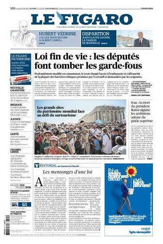 Le Figaro du Mardi 21 Mai 2024