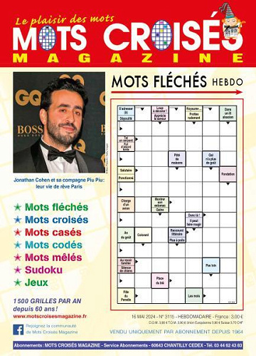 Mots Croisés Magazine - 16 Mai 2024
