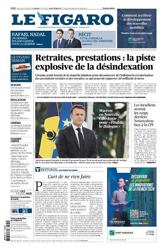 Le Figaro du Mercredi 22 Mai 2024