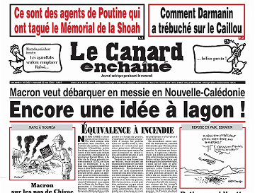 Le Canard Enchaîné du Mercredi 22 Mai 2024