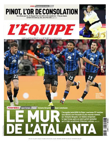 L’equipe du Jeudi 23 Mai 2024