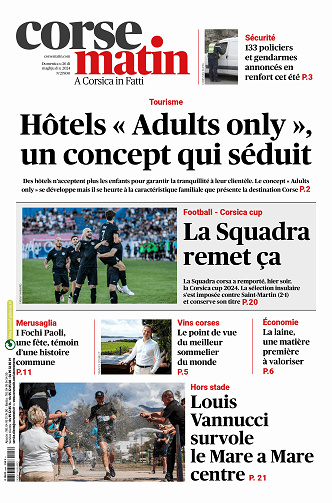 Corse Matin - 26 Mai 2024
