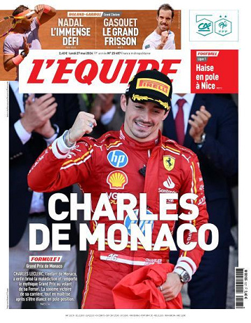 L’equipe du Lundi 27 Mai 2024