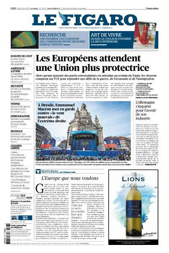 Le Figaro du Mardi 28 Mai 2024