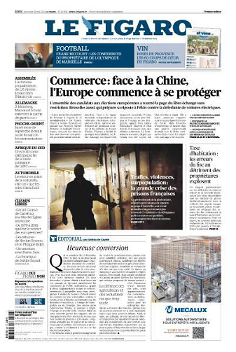 Le Figaro du Mercredi 29 Mai 2024