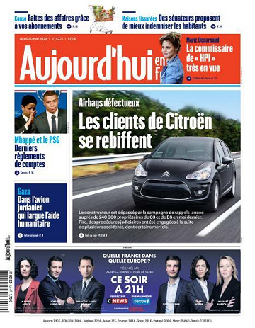 Aujourd’hui en France - 30 Mai 2024