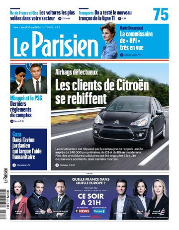 Le Parisien - 30 Mai 2024
