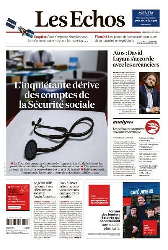 Les Echos du Jeudi 30 Mai 2024