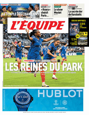 L’equipe du Samedi 1er Juin 2024