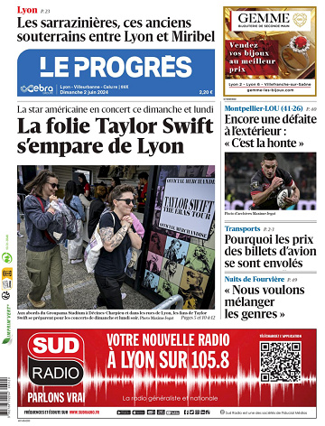 Le Progrès Lyon du Dimanche 2 Juin 2024