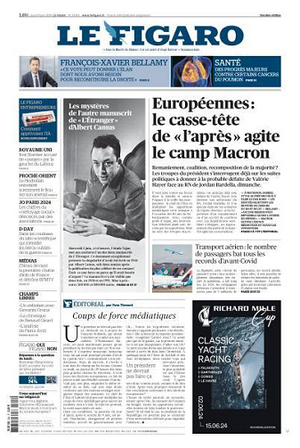 Le Figaro du Mardi 4 Juin 2024