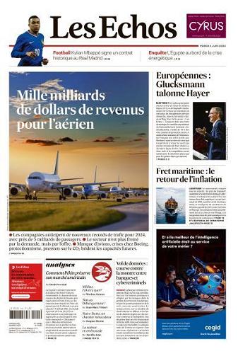 Les Echos du Mardi 4 Juin 2024