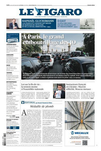 Le Figaro du Mercredi 5 Juin 2024