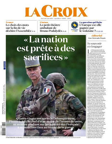 La Croix - 5 Juin 2024