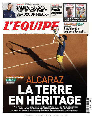 L’equipe du Samedi 8 Juin 2024