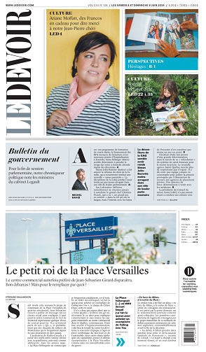 Le Devoir et Suppléments - 8-9 Juin 2024