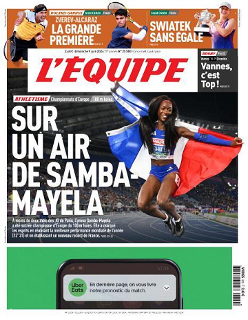 L’equipe du Dimanche 9 Juin 2024